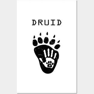 Druid - Dark on Light Posters and Art